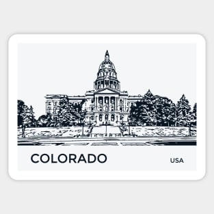 Colorado State USA Sticker
